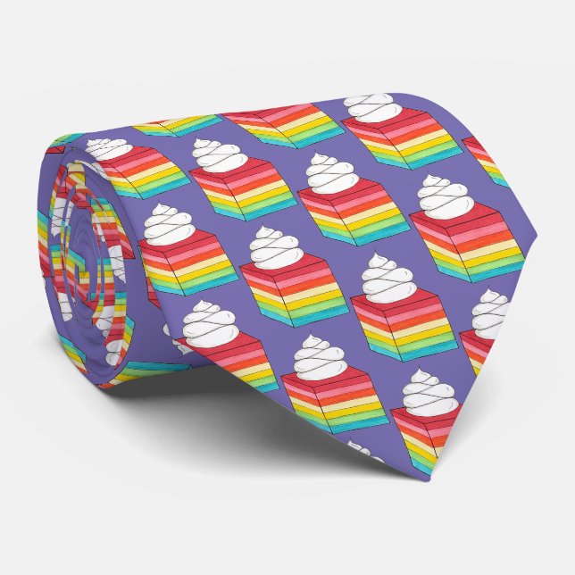 Sju Lagrar Retro Rainbow Gelatin Salad Dessert Slips (Rullad)