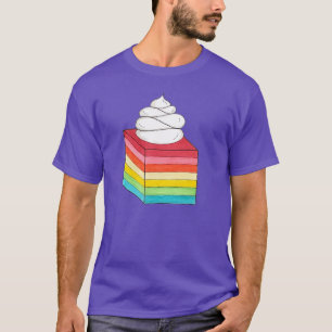 Sju Lagrar Retro Rainbow Gelatin Salad Dessert T Shirt