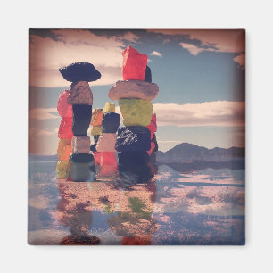 Sju Magic Mountains Magnet