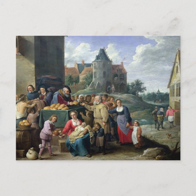 Sju Mercy-akterna Vykort (Framsida)