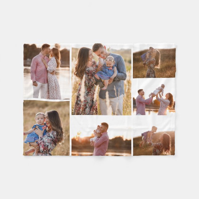 Sju Personligers foto Blanket Fleecefilt (Framsidan (Horisontell))