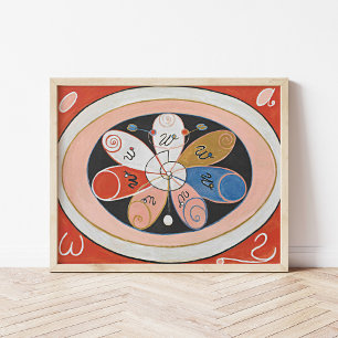 Sju prickade stjärnor Hilma af Klint Poster