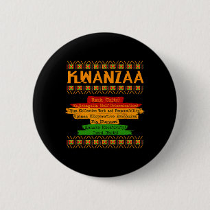 Sju principer för Kwanzaa proud African American Knapp