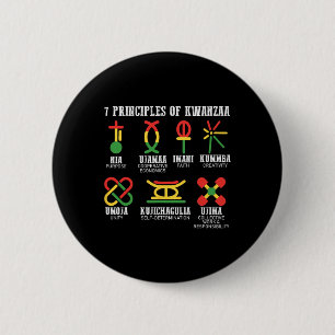 Sju principer för Kwanzaa proud African American Knapp