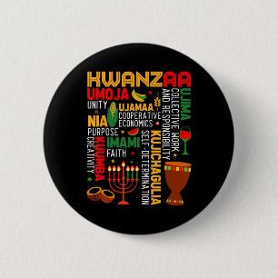 Sju principer för Kwanzaa proud African American Knapp