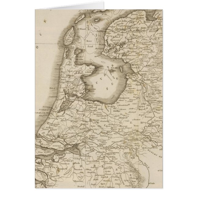 Sju provinser i Förenade kungariket 3 Hälsningskort (Framsidan)