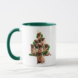 Sju Pugs-a-Posing Mugg