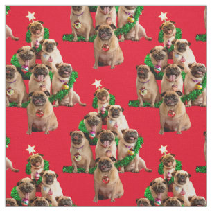 Sju Pugs-a-Posing Tyg