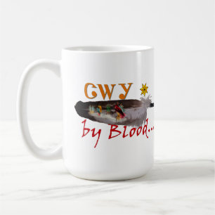Sju punkter i Star Cherokee efter Blood Design Kaffemugg