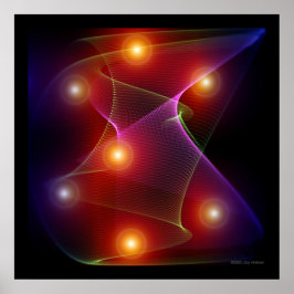 Sju Solar Abstrakt Poster