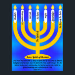 Sju sprit av Messiah Poster<br><div class="desc">Och där kommer komen ut ur Jesse och ett Gren kommer att växa ut ur sina rötter: och Herren kommer att vila på honom,  klokhetens och förståelsens anda,  advokatens och maktens anda,  kunskapens anda och herren. Isaiah 11:1-2</div>