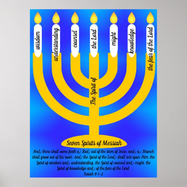 Sju sprit av Messiah Poster (Framsidan)