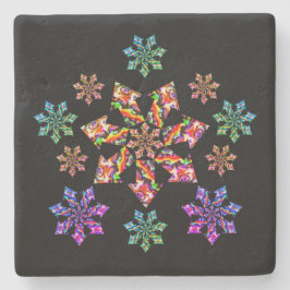 Sju stjärnabönsyrsor stenunderlägg