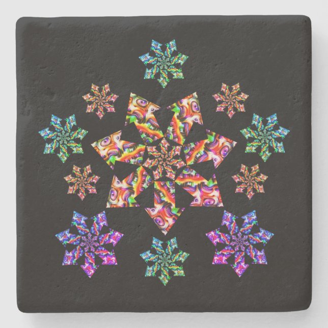 Sju stjärnabönsyrsor stenunderlägg (Framsidan)