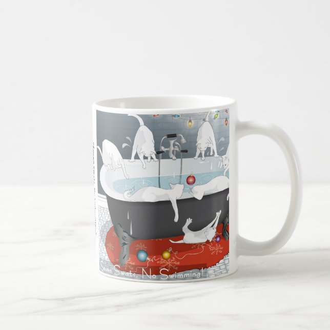 Sju svattar, ingen simning... Helgdag Kaffemugg (Höger)