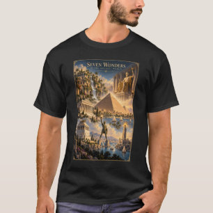 Sju underverk i världen Historisk konst T Shirt