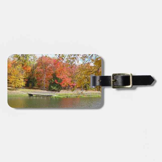 Sju Vår Fall Bridge III Högerliggande Bagagebricka (Horisontell Framsida)