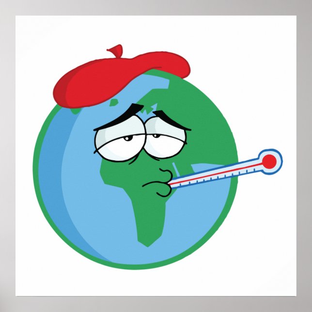 Sjuck Planet Poster (Framsidan)