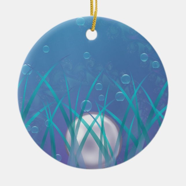 Sjudel i havet julgransprydnad keramik (Framsidan)