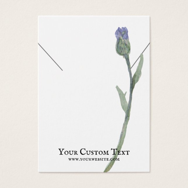 Sjudrekord i Neecklace-Visning kort ・ Pastellblomm (Framsidan)