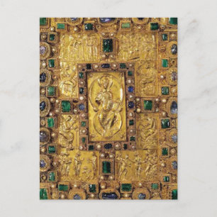 Sjudtäcke - Codex Aureus of St. Emmeram Vykort