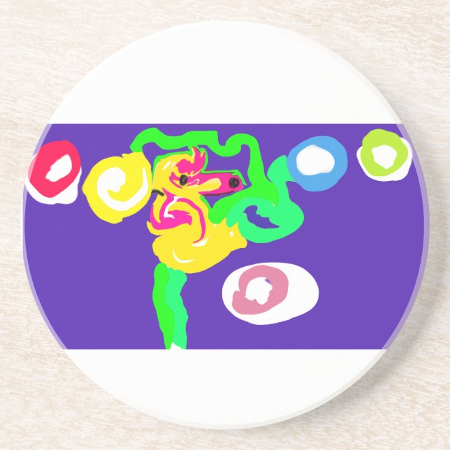 Sjuhäst konst kung  underlägg (Framsidan)