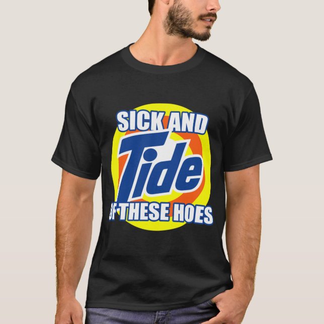 Sjuk Andide Av Dessa Horor vänner vänner T Shirt (Framsida)