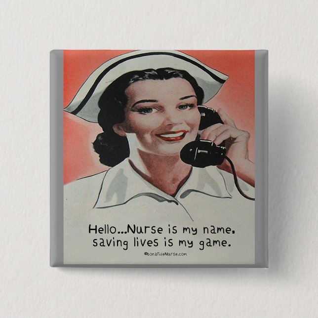 Sjuk är min Namn Knapp (Framsida)