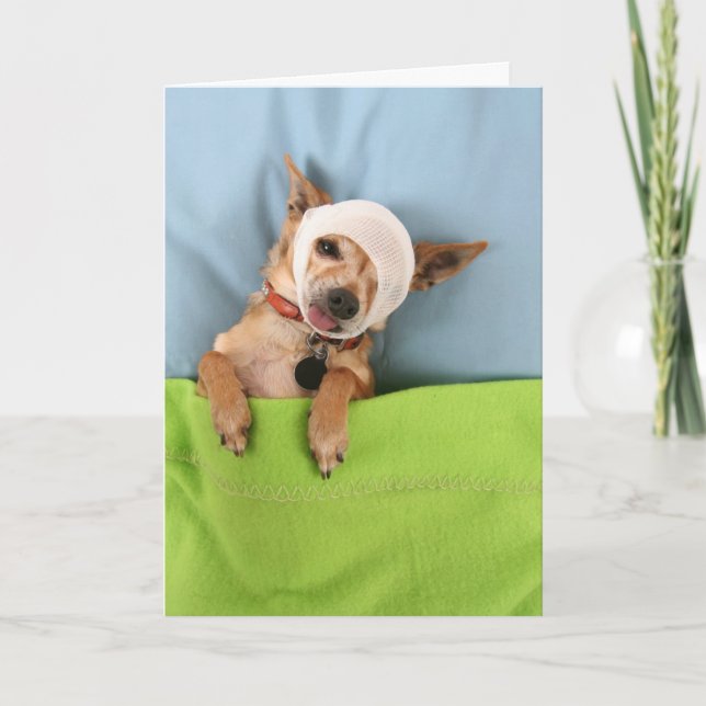 sjuk-blått kort (Framsida)