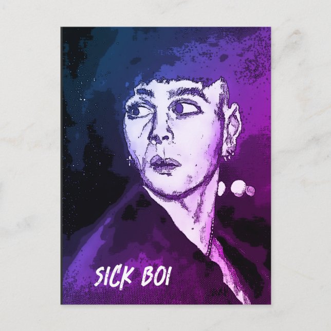 Sjuk Boi Ren Vykort (Framsida)
