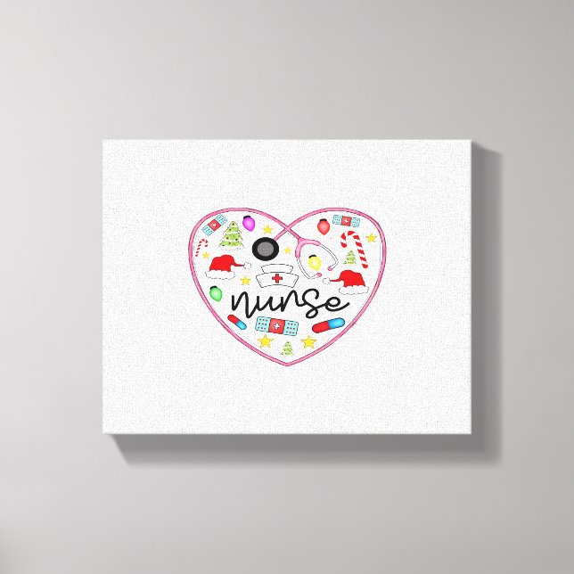 Sjuk Heart, Halloween Oversized T-Shirt Canvastryck (Framsida)