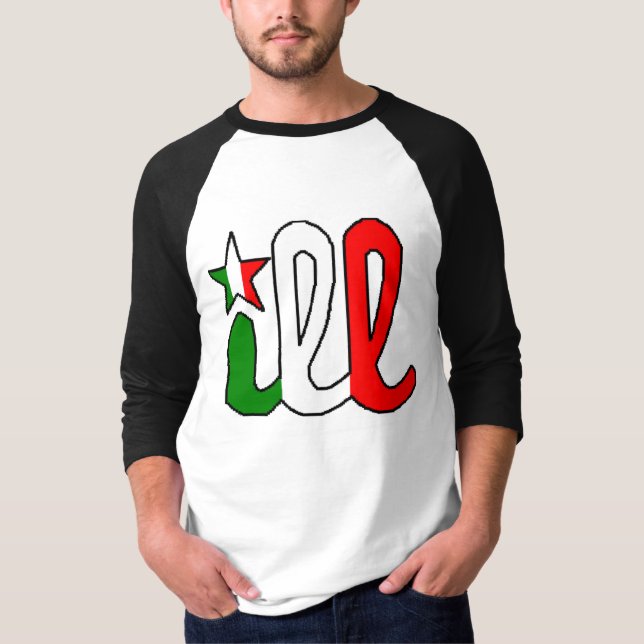 sjuk italienska Jersey T-shirt (Framsida)