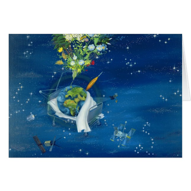 Sjuk jord 2008 hälsningskort (Framsidan Horizontal)