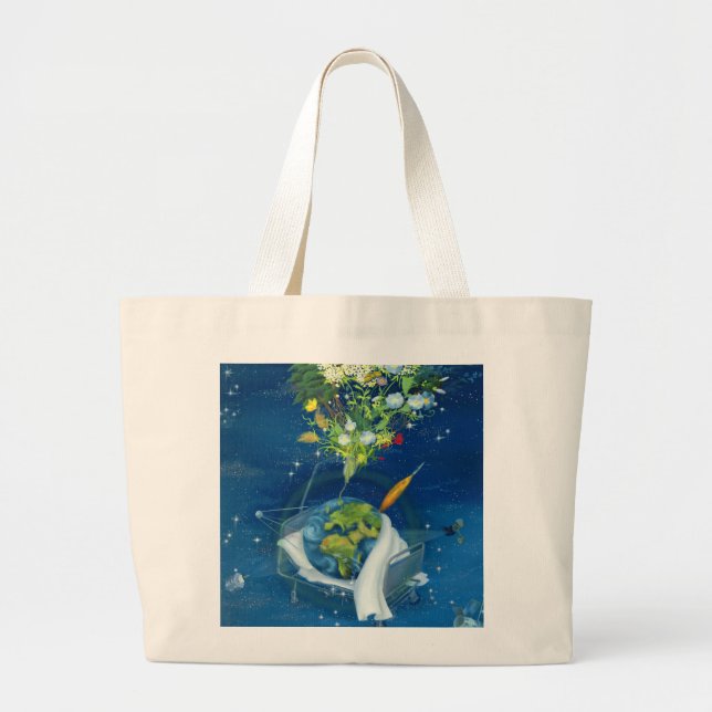 Sjuk jord 2008 jumbo tygkasse (Framsidan)