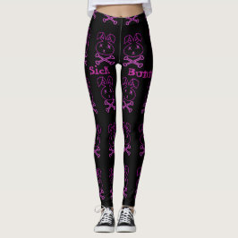Sjuk kanindamasker leggings