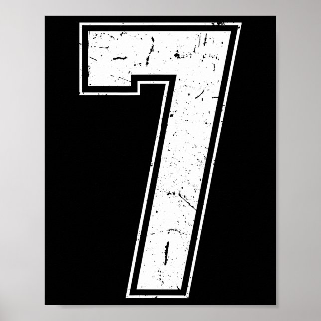 Sjuk Nummer 7 Matchande Kostym 67 Meme Kostym Dist Poster (Framsidan)