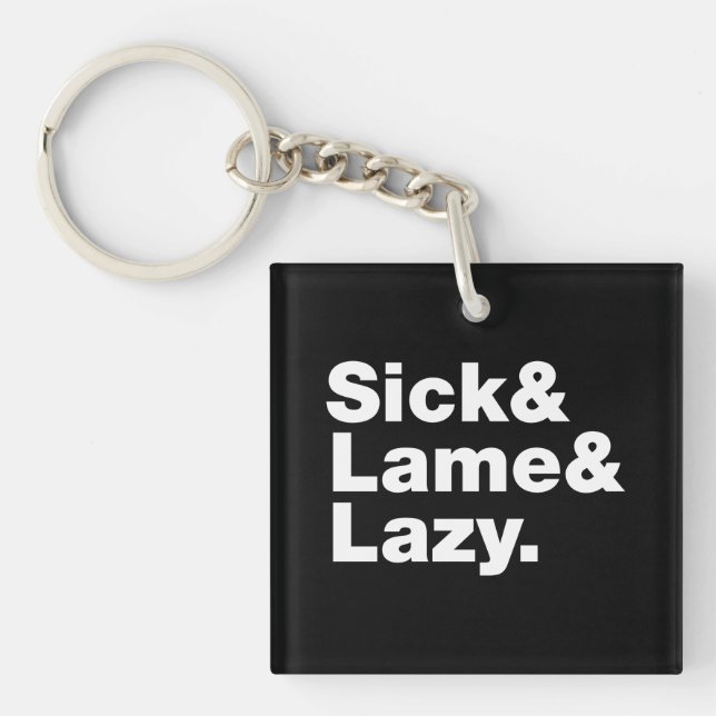 Sjuk och lam & Lazy. (Framsidan)