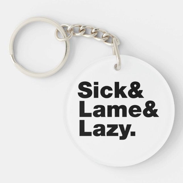 Sjuk och lam & Lazy. (Framsidan)