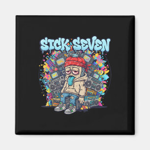 Sjuk Seven 67 Graffiti Meme Sex Sju Kul Gata U Magnet