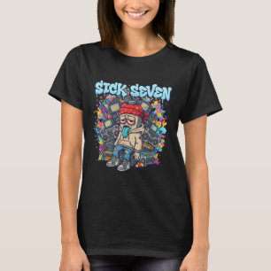 Sjuk Seven 67 Graffiti Meme Sex Sju Kul Gata U T Shirt