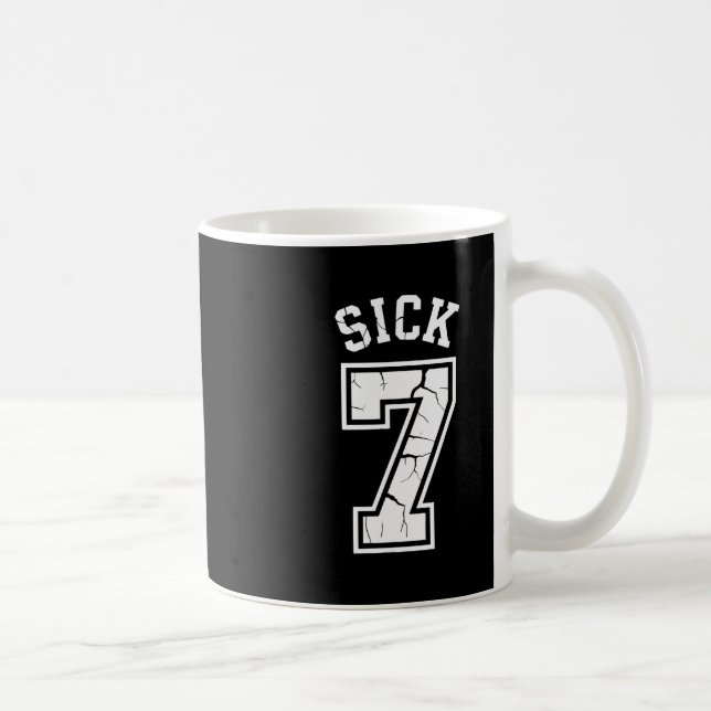Sjuk Seven Meme T-shirt Six Seven Kul  Kaffemugg (Höger)