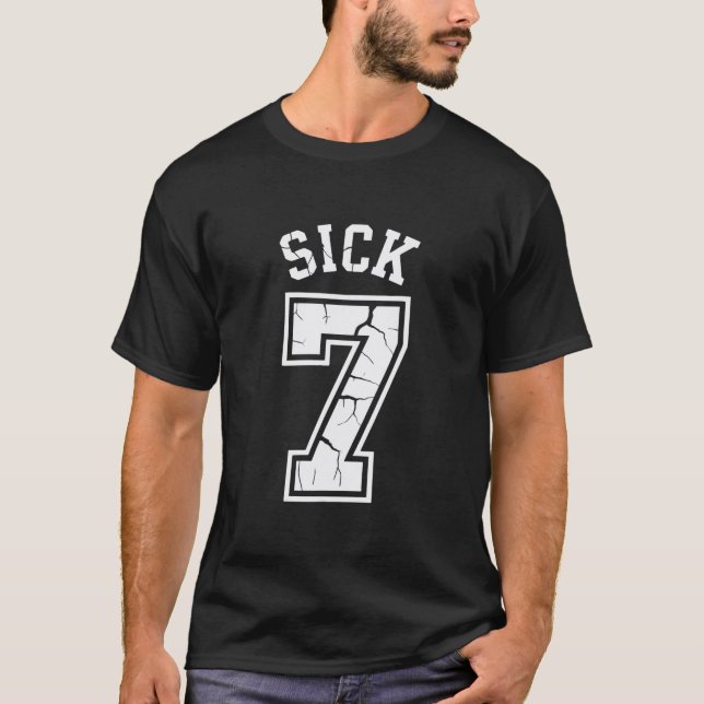 Sjuk Seven Meme Tröja Sex Seven Kul  (Framsida)