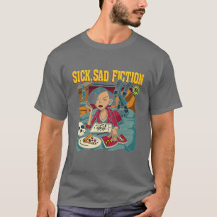 SJUK SORG FIKTION Under Daria Film Stark Kvinna B T Shirt