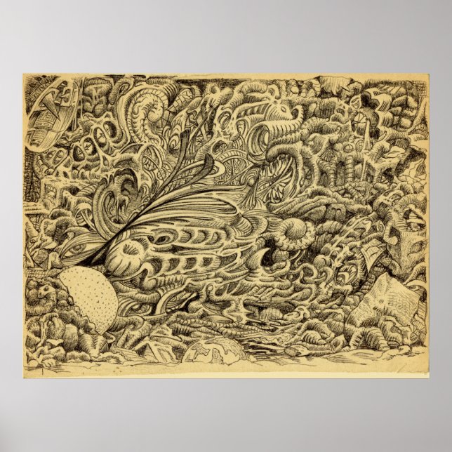 Sjuka kammaren, av Brian Benson Poster (Framsidan)