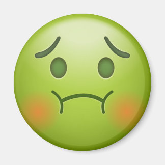 Sjukanteckning Emoji Ansikte Magnet