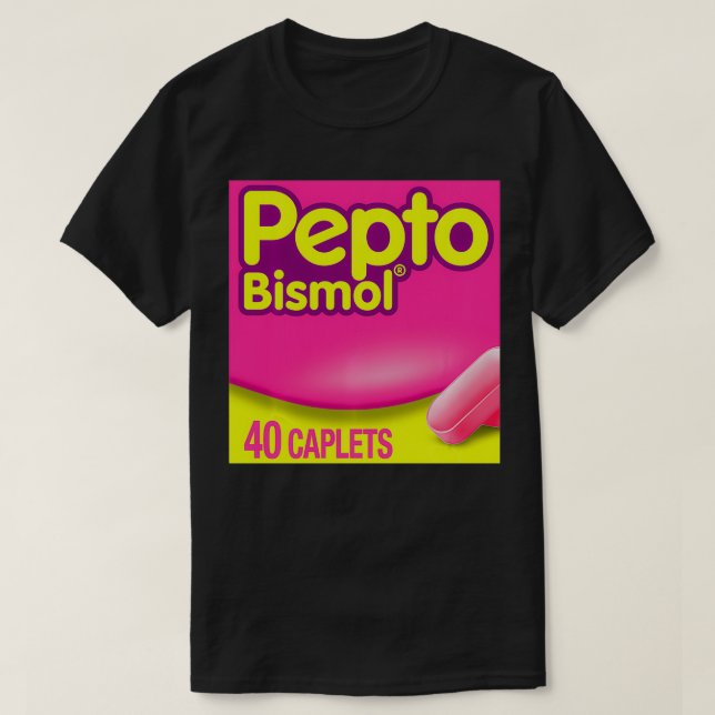 Sjukapoteket Halloween Costume Pepto Bismol 40 C T Shirt (Design framsida)