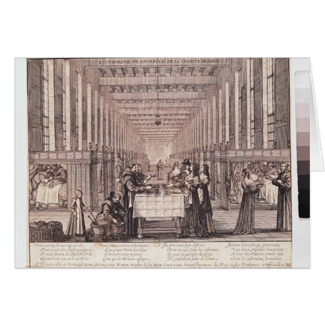 Sjukavdelningen av systrarna av välgörenhet hälsningskort (Framsidan Horizontal)