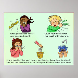 Sjukdom Advice Poster