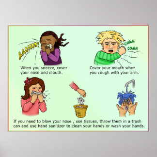 Sjukdom Advice Poster