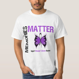 Sjukdom för minnesmaterier v2 Alzheimers T-shirt